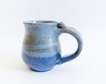 Hand Spun Ceramic Creamer Pitcher, Vintage pottery