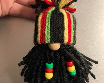 Rasta Man Gnome Ornament