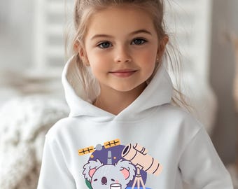 Jeugdhoodie met koala-print – dierentrui,