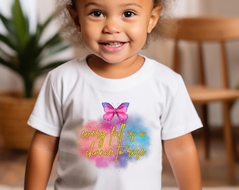 Butterfly Toddler Tee: Soft Cotton Kids Shirt