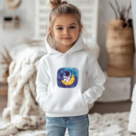 Astronaut Kids Hoodie: Nasa-inspired Cotton-blend Fleece, Kids