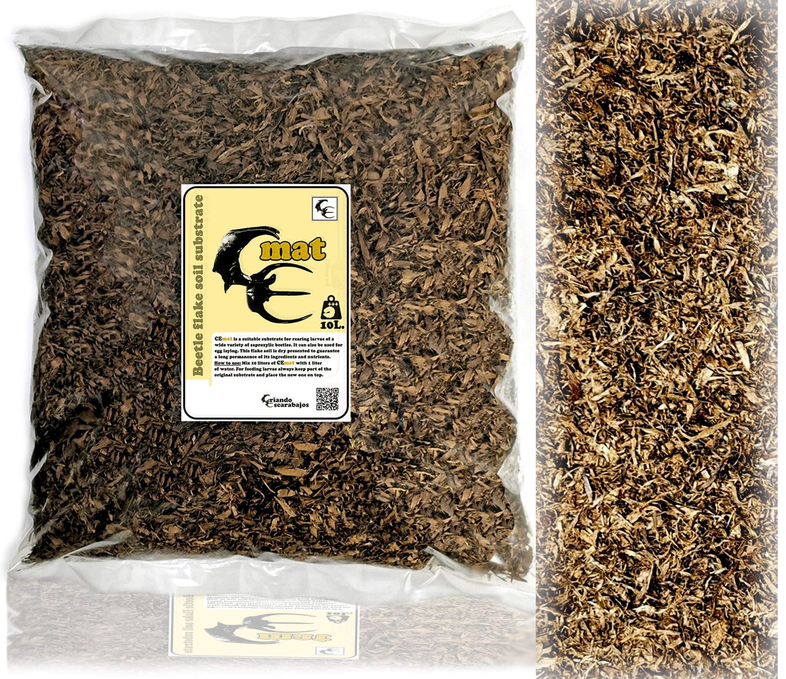 Cemat 10 Liters Bag Beetle Flake Soil Substrate Etsy UK