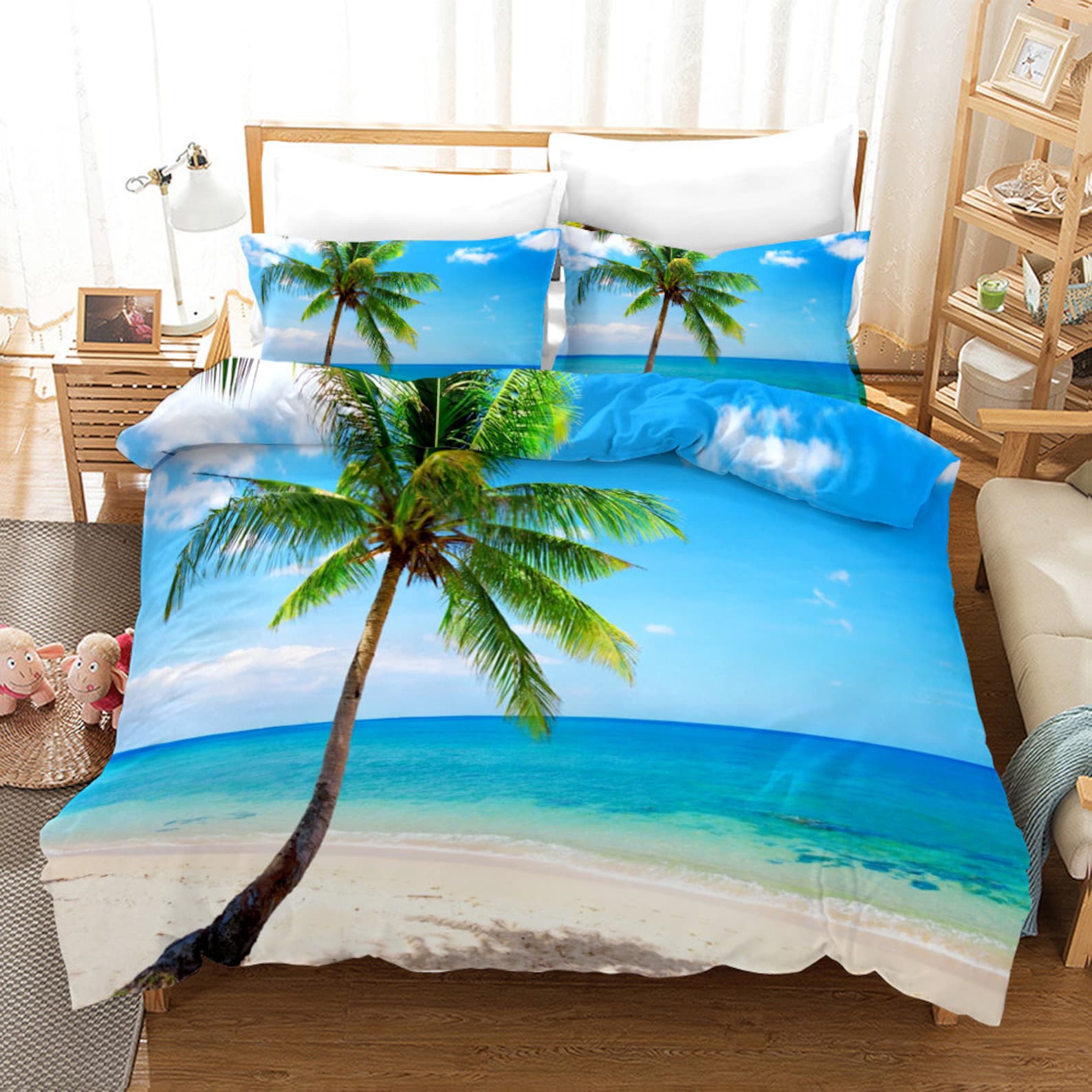 Summer Beach Duvet Cover King Queensuper Soft Comfy Decor Etsy