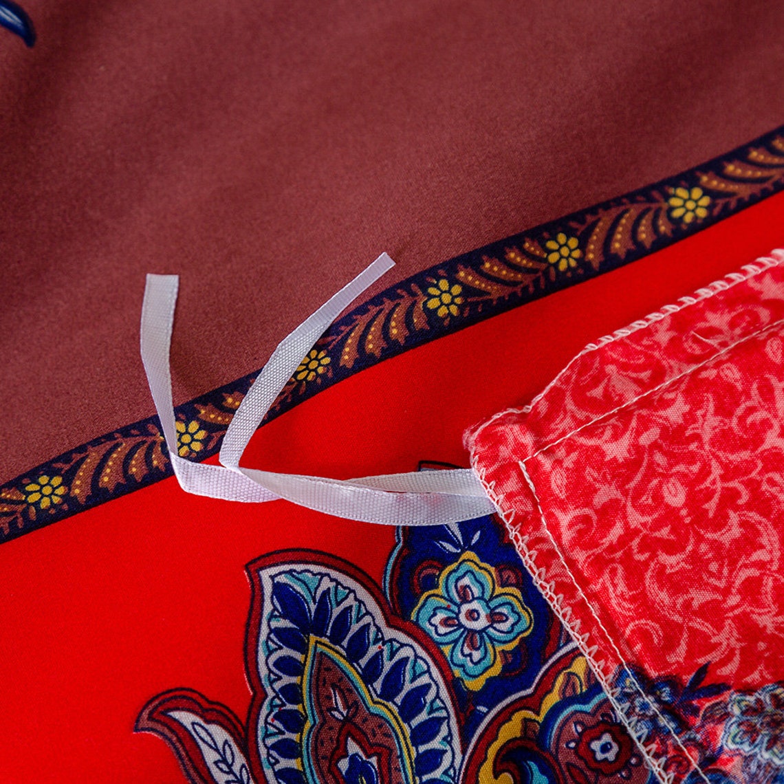 3 Pcs Bohemian Duvet Cover Coloful Boho Floral Bedding Set Etsy