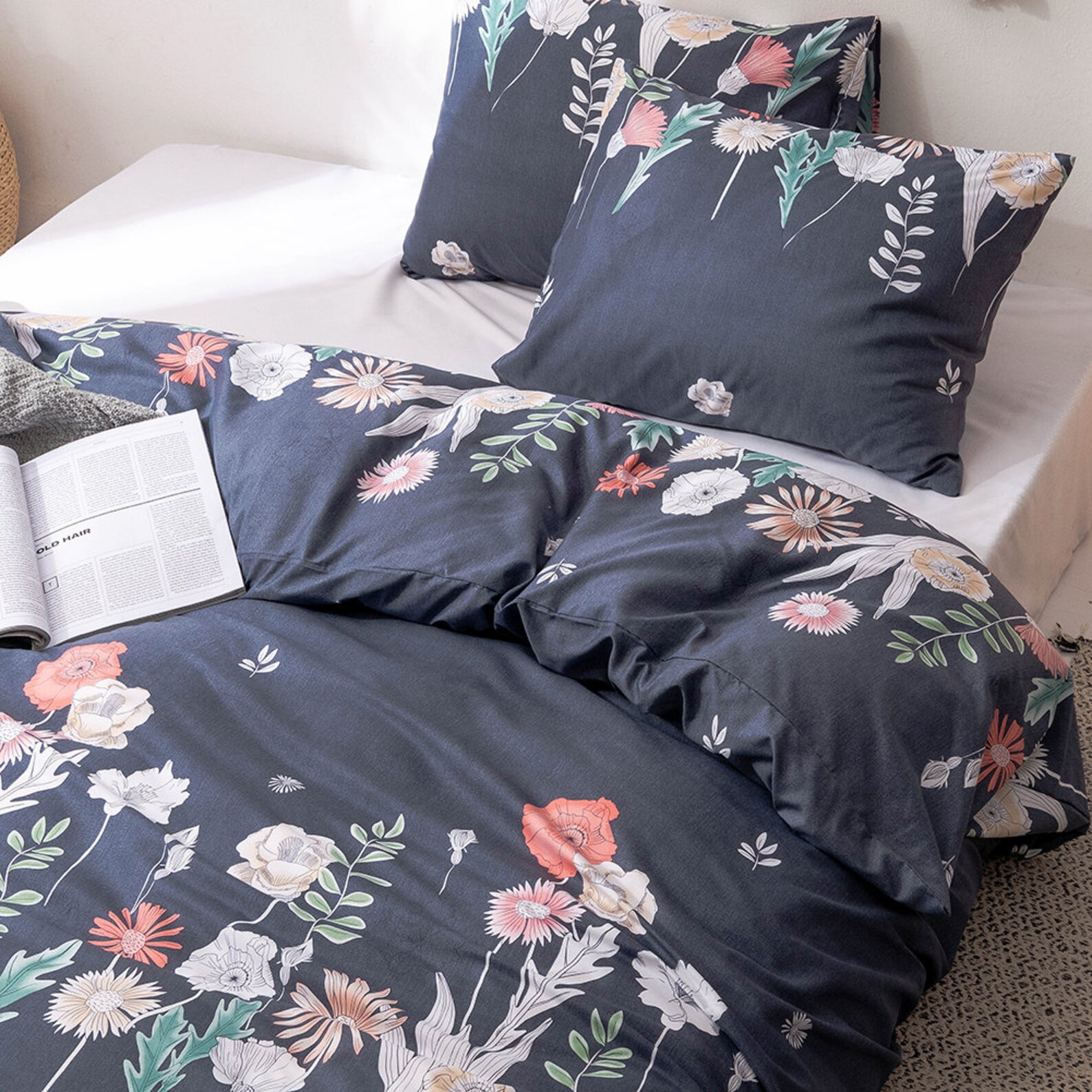 Duvet Cover Set with Zipper ClosureTwin Size 68x90 Etsy