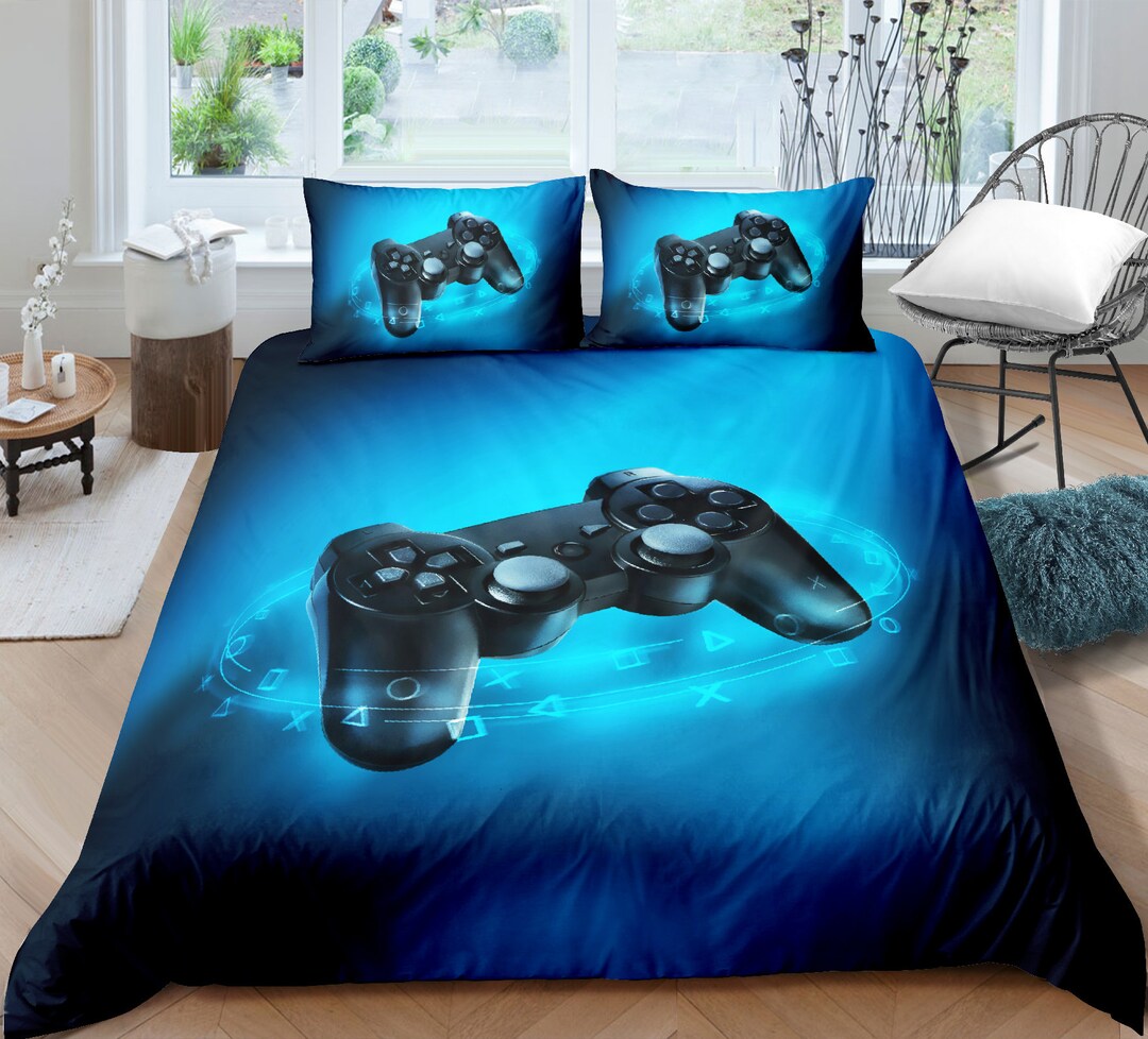 Gaming Bedding Set Twin Kids Game Bedding Duvet Cover Set for Etsy