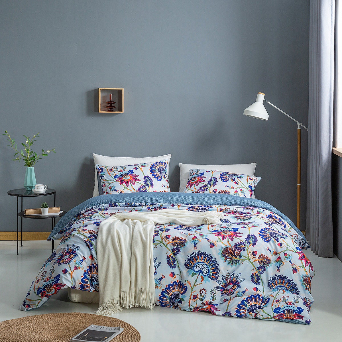 Duvet Cover Set 100 Cotton Duvet Cover Ultra Soft and Easy Etsy