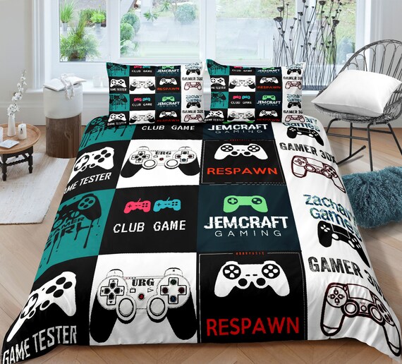 gamer bed covers