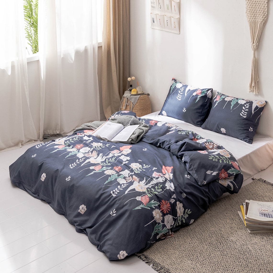 Duvet Cover Set with Zipper ClosureTwin Size 68x90 Etsy
