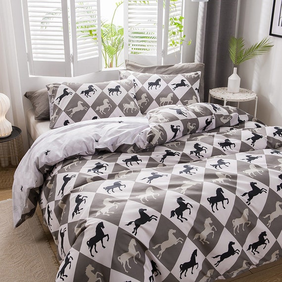 Horse Bedding Kids Girls Pretty Ponies 
