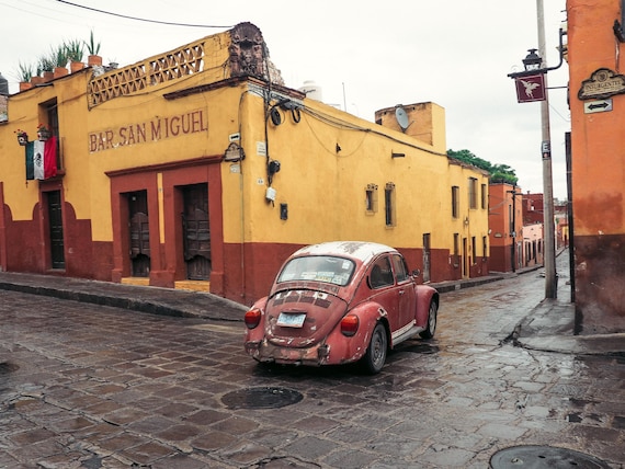 Beetle Bug | San Miguel de Allende | Art Photography | Wall Art Home Decor |Color Photographic Print