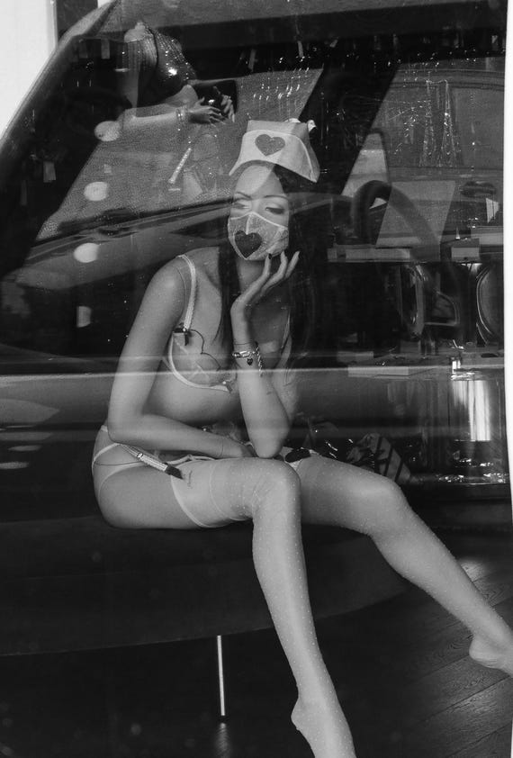 The Illusion of Yes – Fine Art Street Photography, The Glass Between Series, Limited Edition B&W Film Print