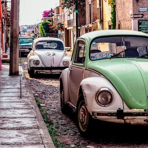 Volkswagen Beetle Art Print: Classic Car Photography