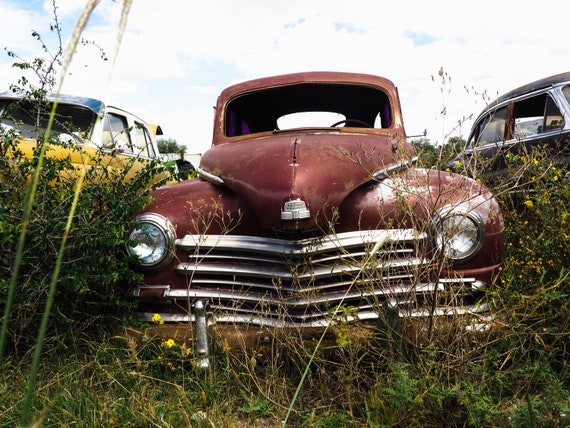 Americana Fine Art Prints - Vintage Photography - 1948 Ford Deluxe - Fine Art Print - Decorative Art