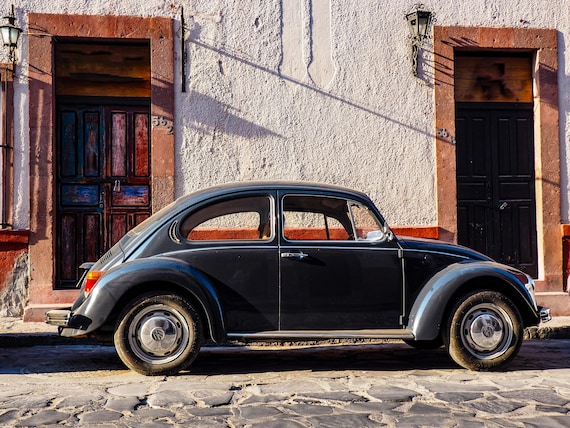 Volkswagen Beetle Wall Art - Contemporary Home and Gallery Art - Classic Car Art - Unique Wall Art