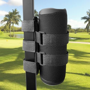 Bluetooth Speaker Mount: Adjustable Strap for Bike, Golf Cart, ATV