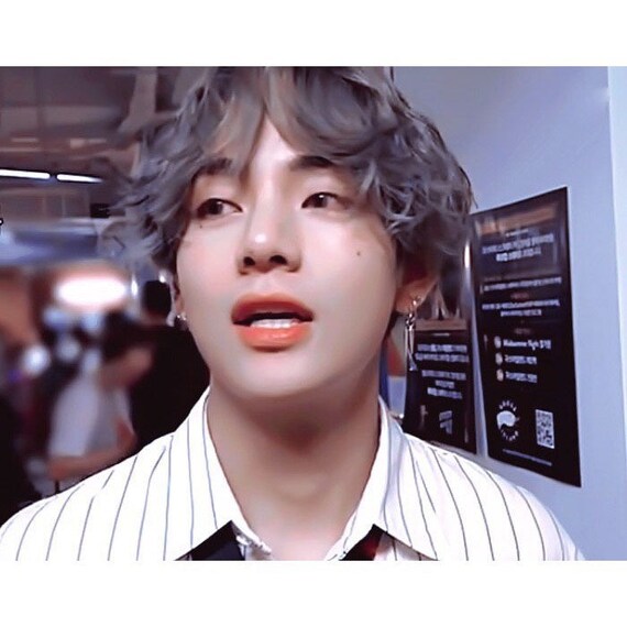 Bts V Taehyung Inspired Earrings Etsy