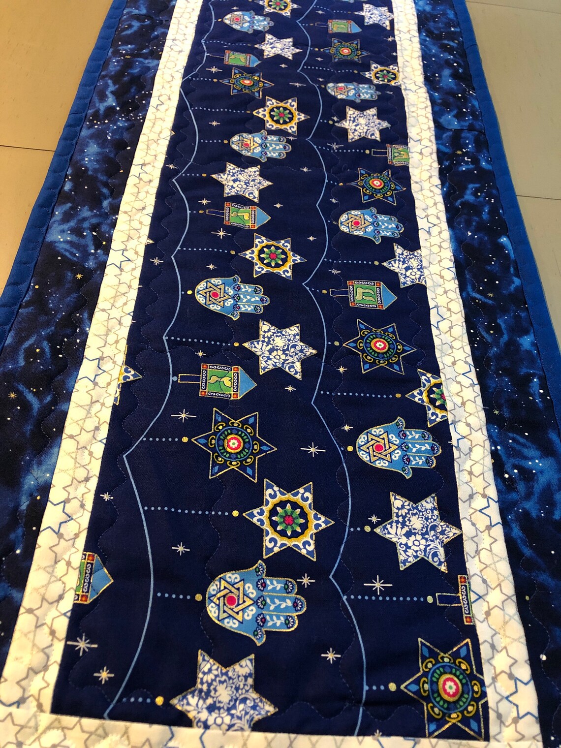 Hanukkah table runner Hanukkah decorations Hanukkah decor. Etsy