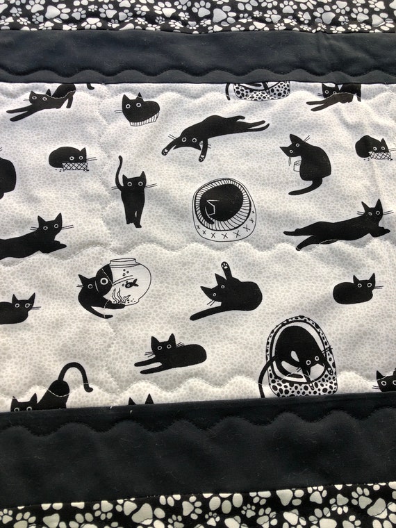 Cat Table Runner Feline Table Runner Cat Decoration Table Etsy