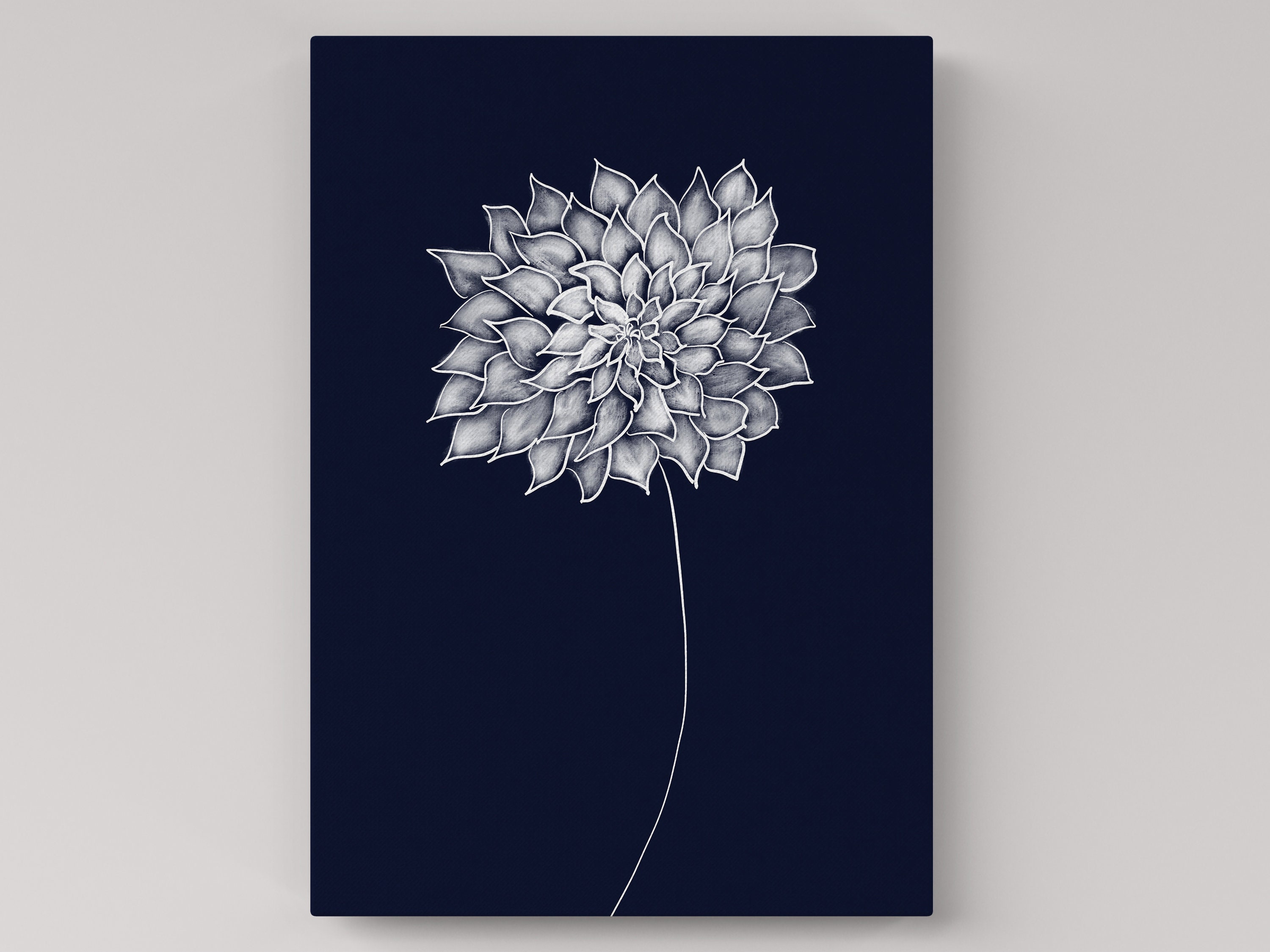Flower Wall Art Print Bathroom Wall Decor Floral printable Etsy