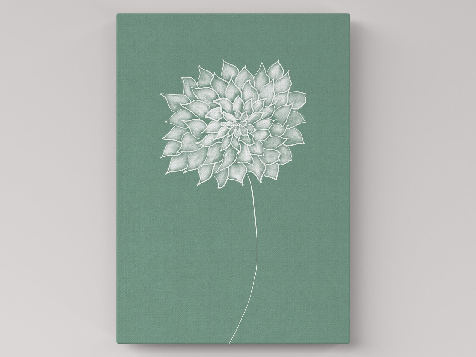 Flower Wall Art Print Bathroom Wall Decor Printable Wall | Etsy