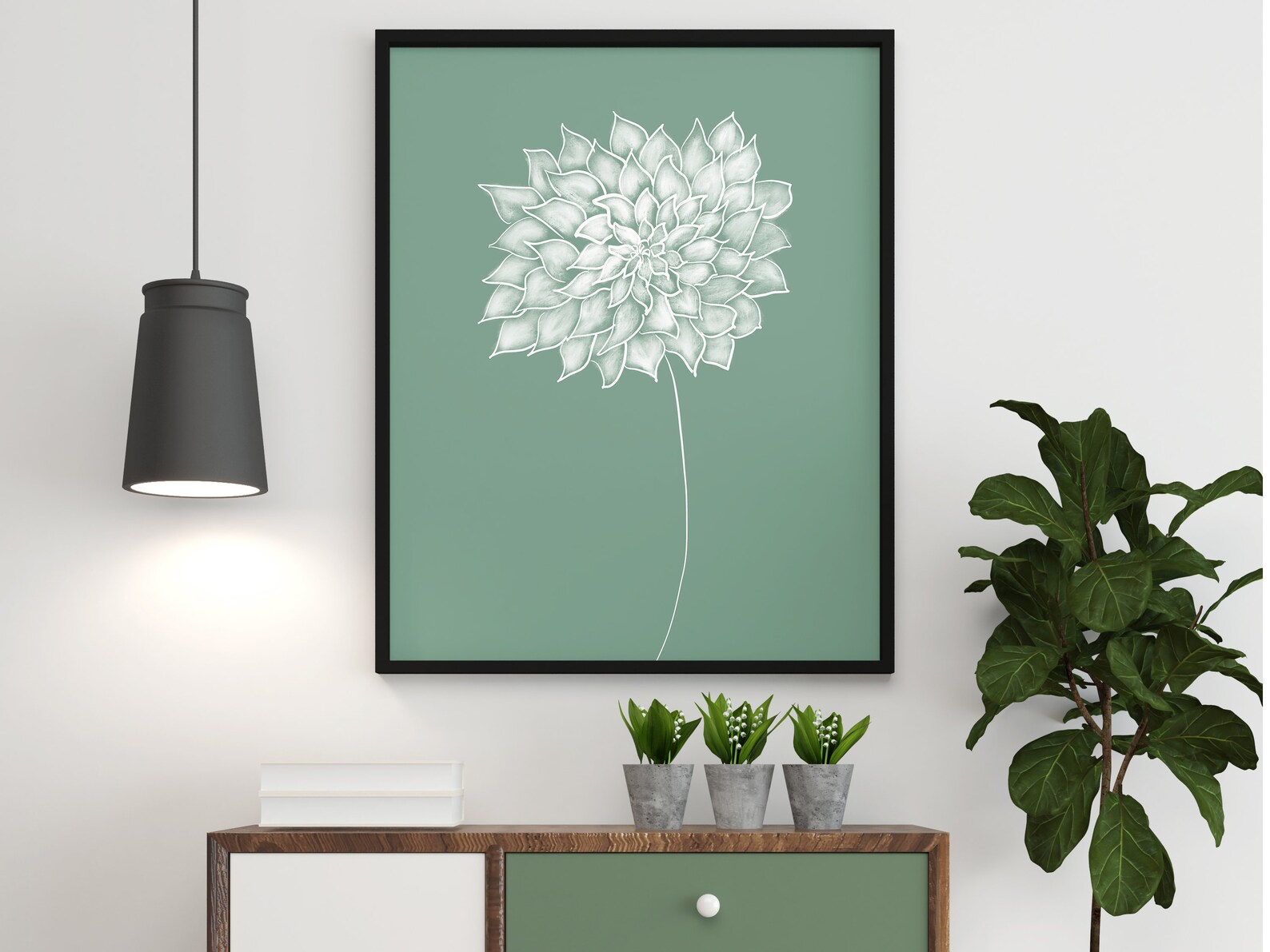 Flower Wall Art Print Bathroom Wall Decor Printable Wall Etsy