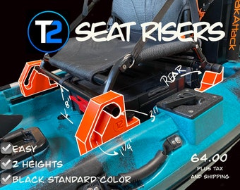 Kayak Seat Risers -- HooDoo Tempest, Hoodoo Voyager, Native Kayaks, and BKC Kayaks