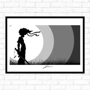 Afro Samurai Original art print