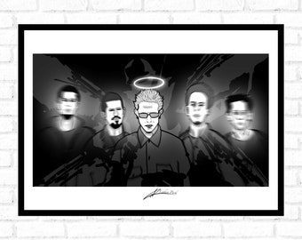 Linkin Park Hybrid Theorie Original Kunstdruck