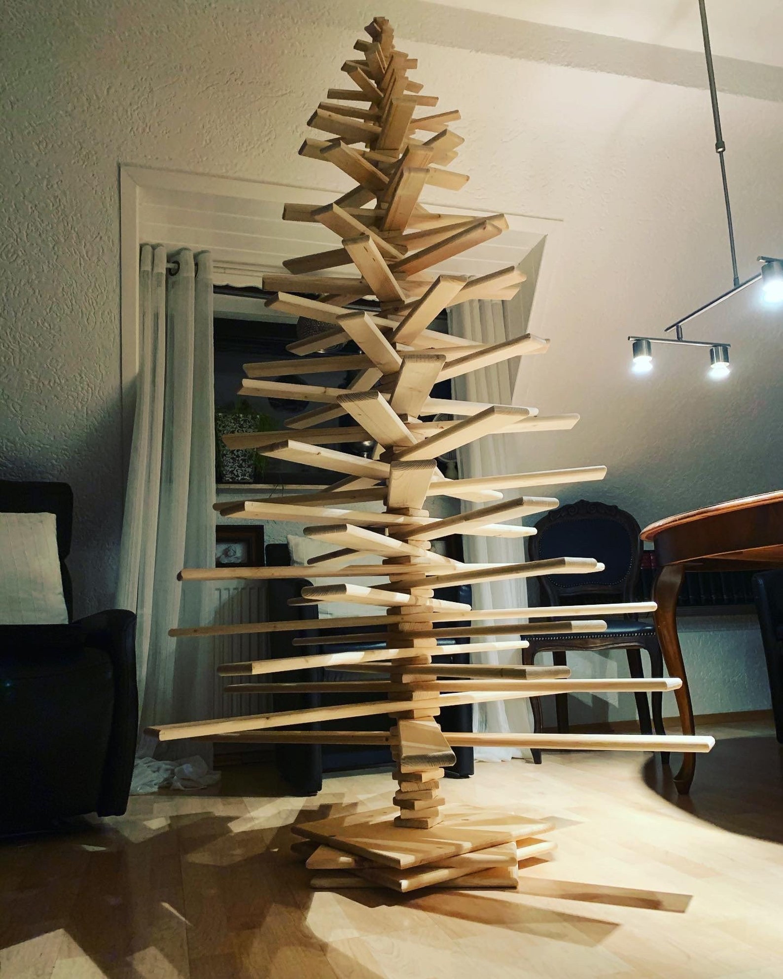 Der nachhaltige Weihnachtsbaum aus Holz groß Etsy.de
