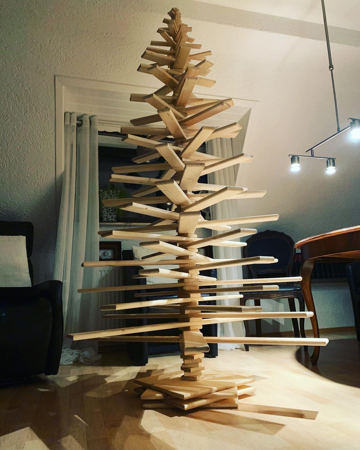 Der nachhaltige Weihnachtsbaum aus Holz groß - Etsy.de