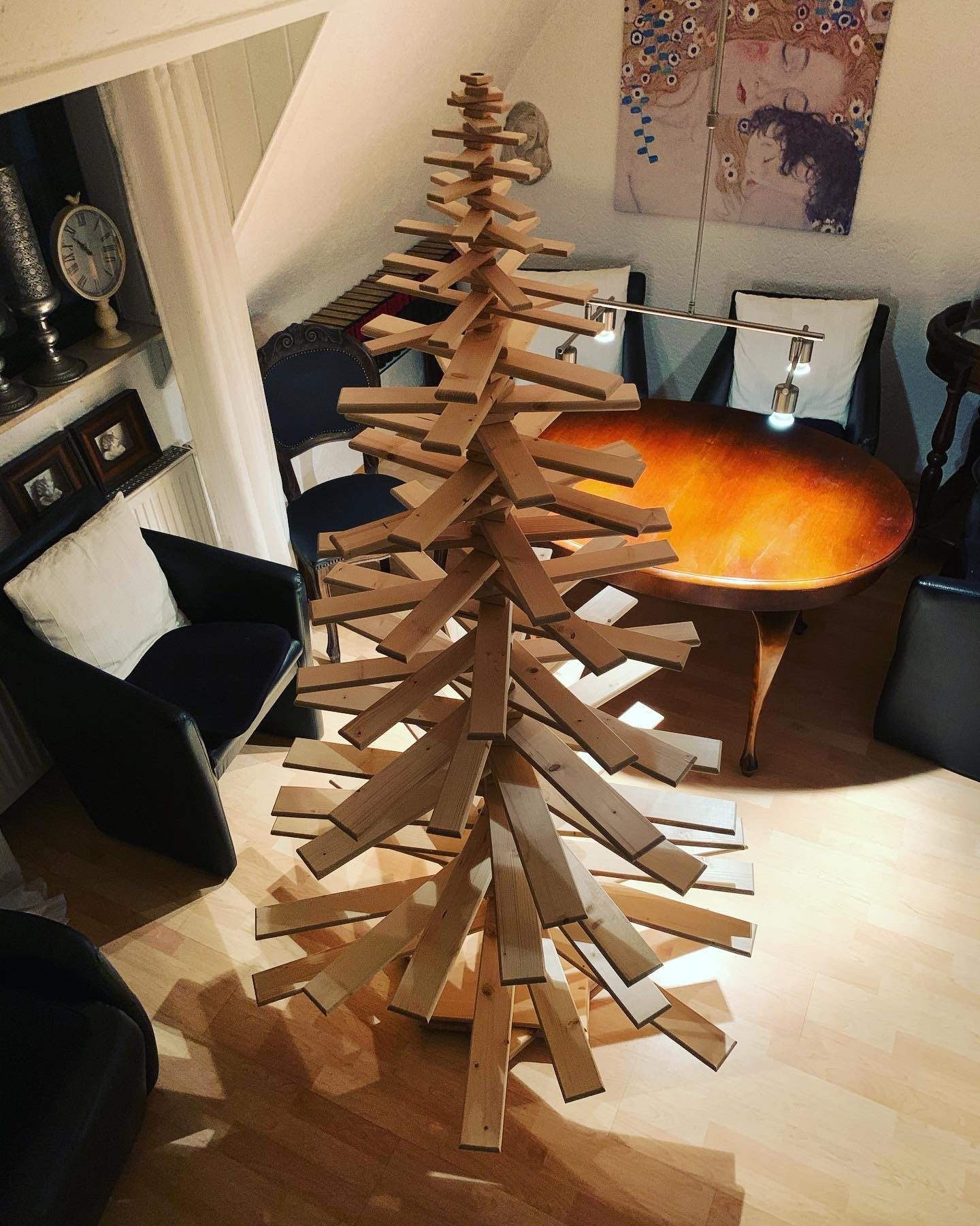 Der nachhaltige Weihnachtsbaum aus Holz groß - Etsy.de