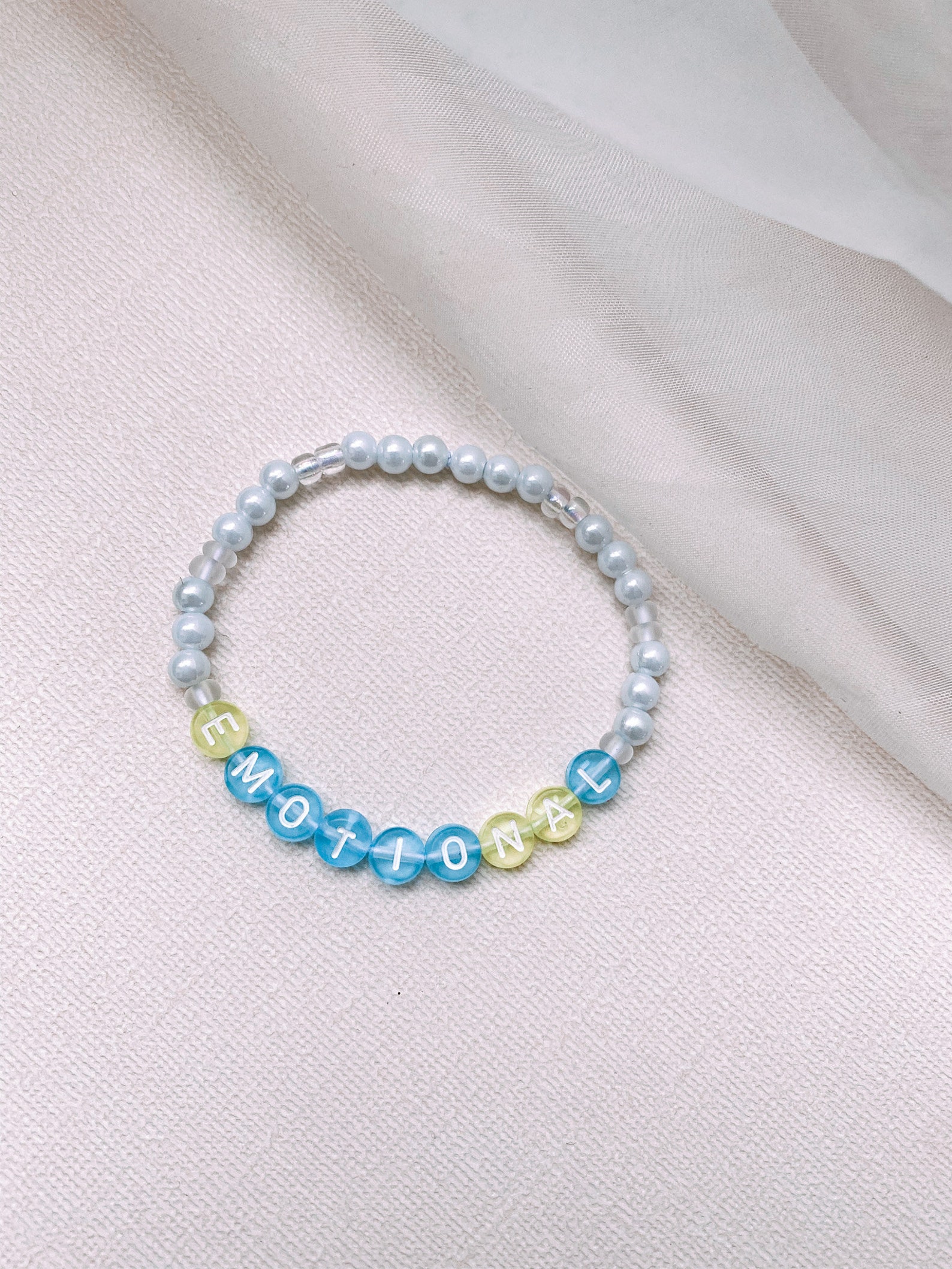 Emotional Bracelet Stretch Bracelet Phrase Bracelet Etsy