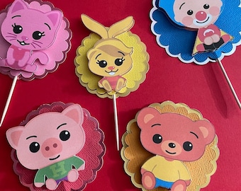 Plim Plim Cupcake Toppers
