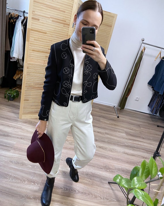 MOSCHINO CHEAP and CHIC embroidered jacket