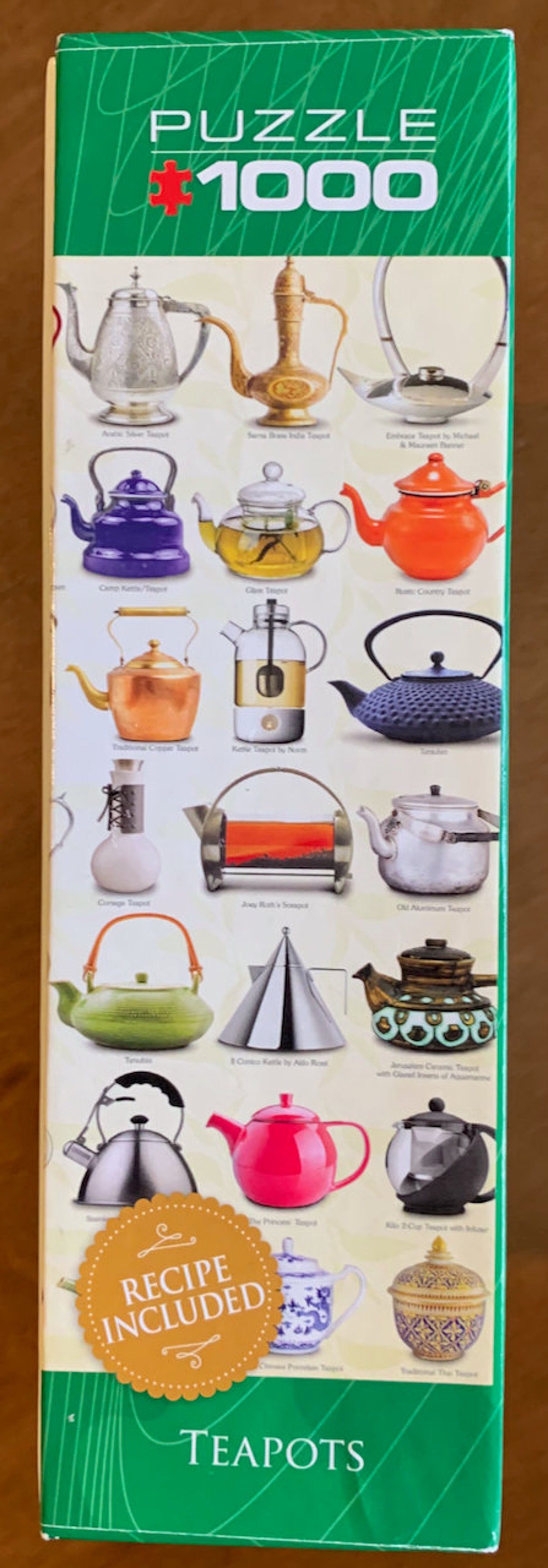 Eurographics Teapots Jigsaw. Puzzle 80000599. Etsy