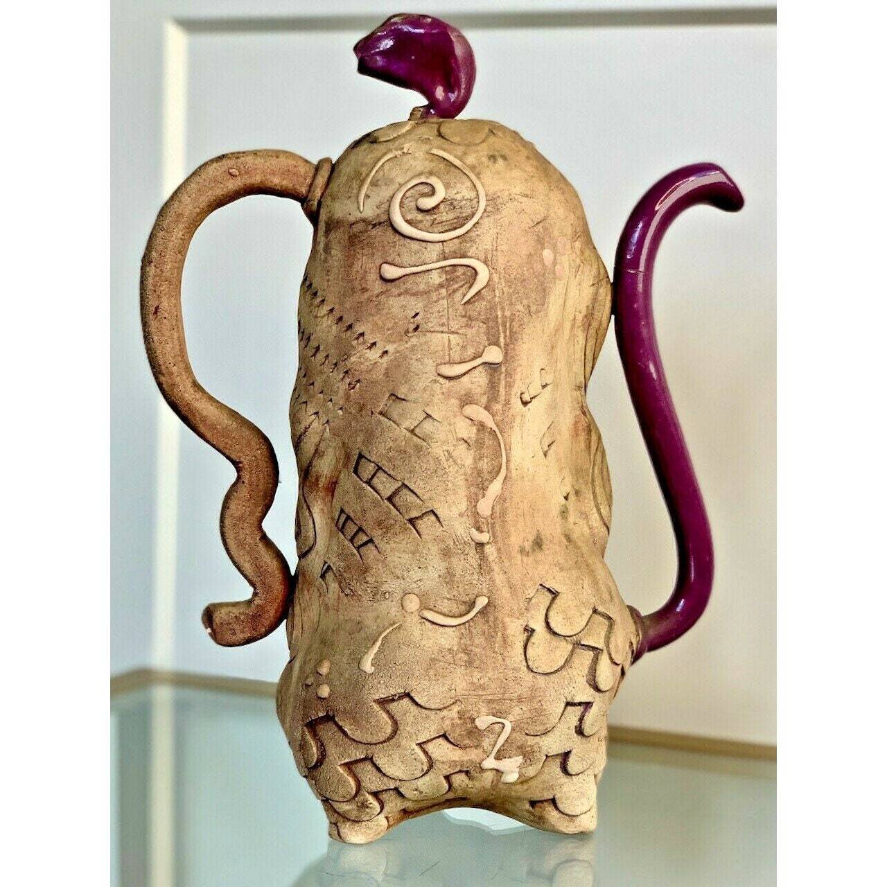 Vintage Vaughan L Smith Teapot. Westcote Bell Studio Pottery Etsy