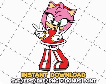 Sonic Hedgehog SVG Bundle: Cricut, Cameo, Lazer Cut Files (Digital Download)