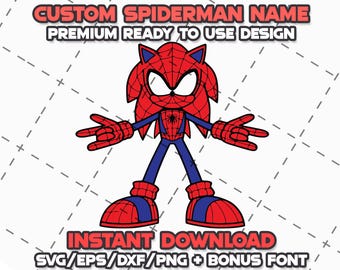 Spiderman SVG Bundle + Font: Cricut & Laser Cut Files (Digital Download)