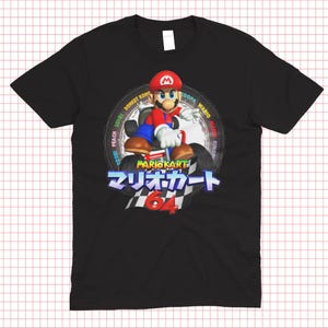 MARIO SHIRT Nintendo Gameboy Birthday Gift For Gamers and Collectors Retro High Quality Tshirt Shirt Vintage Video Game Unisex Men Youth