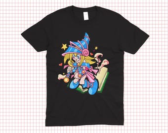 YUGI ANIME SHIRT Dark Magician Girl Duel Monsters Birthday Gift For Gamers and Collectors Retro High Quality Tshirt Shirt Vintage Video Game
