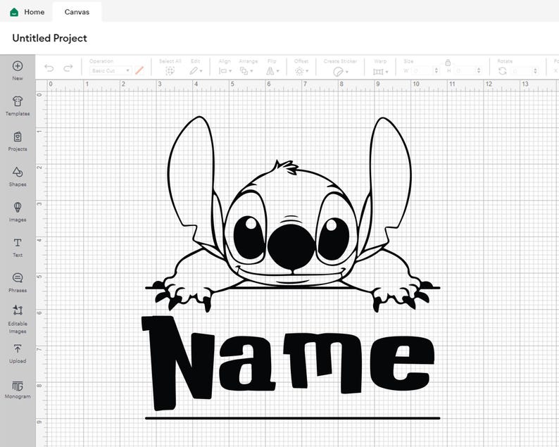 Layout Design Stitch Stitch Outline SVG Bundle: Cricut & Laser Cut File (digital Download ...