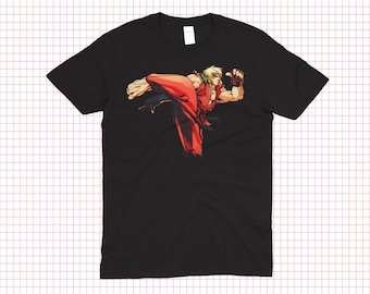 STREET FIGHTER Video Game T-shirts Unisex Birthday Gift For Gamers and Collectors Retro High Quality Vintage Tshirt Shirt T-Shirt