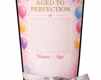 Personalised Birthday Gift | Aged to Perfection Book Art | Photo Gift | Custom Name & Age Gift | Birthday Keepsake | Unique Birthday Present