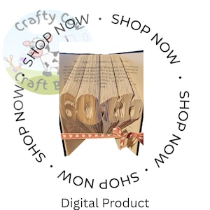 60th birthday book folding pattern (digital)