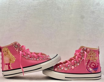 Barbie custom shoes