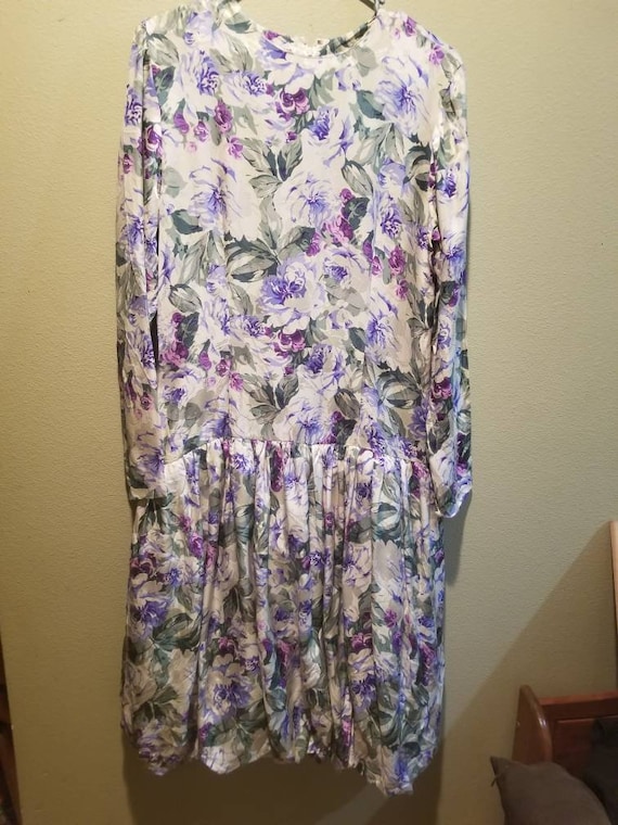 1980's maggy London silk dress