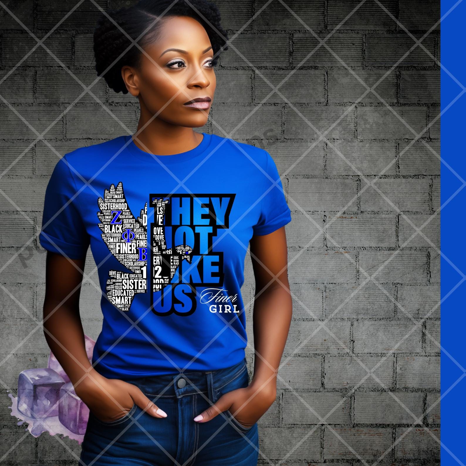 D9 -ZETA They Are Not Like Us -  PNG File- Tumbler Clothing