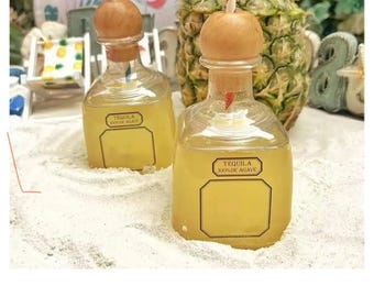 2 Mini Tequila Plastic Shaker Drinking Cups