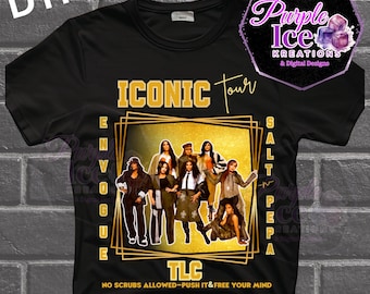ICONIC Tlc Envogue Salt n Pepa  DTF Transfer - Just press and go 4 color options